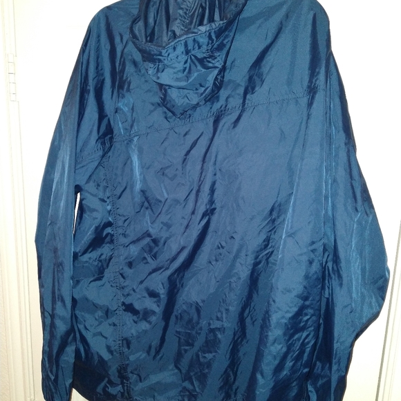 Eddie Bauer Blue Lightweight Full Zip Hooded Jacket Men’s sz 2XL - Picture 2 of 7